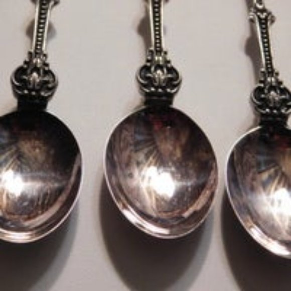 PLEET HOLLAND SILVER PLATED DUTCH SPOONS SET VINTAGE - Picture 6 of 8